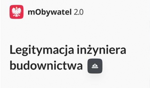 Legitymacja inżyniera w mObywatel