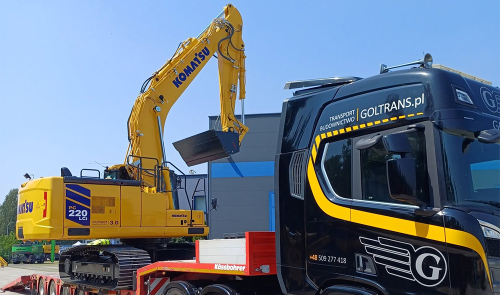 Inteligentne Komatsu budują trasę S12
