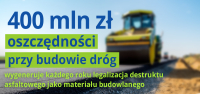 Destrukt asfaltowy nie będzie odpadem