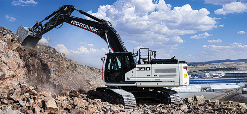 HİDROMEK w oknie wystawowym zmienionego NordBau