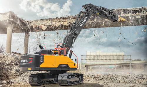 Volvo EC380E Straight Boom? Stworzone do wyburzeń́!