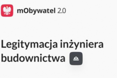 Legitymacja inżyniera w mObywatel