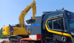 Inteligentne Komatsu budują trasę S12