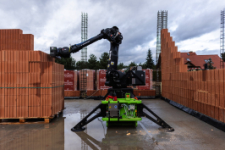 Robot murarski w akcji!